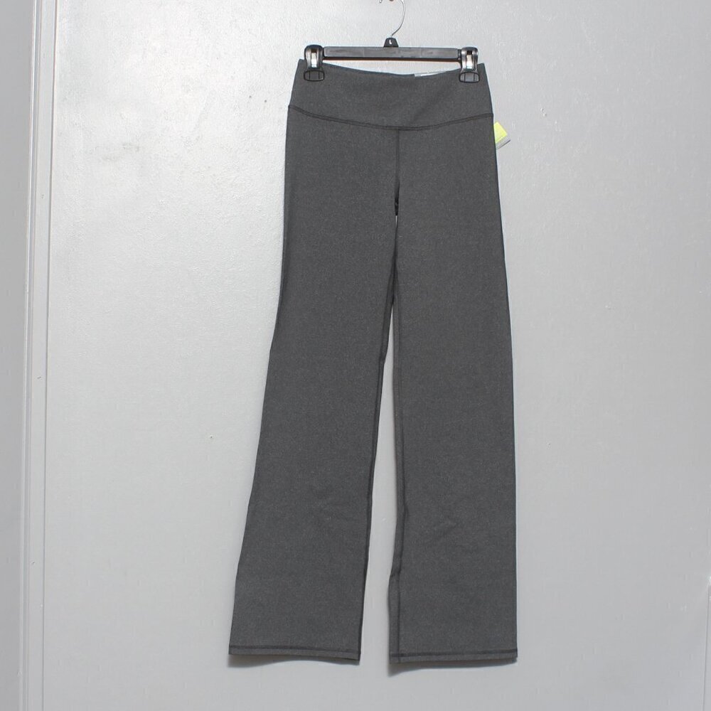 Tek gear nwt shape wear mid rise flare leg dark gray pants